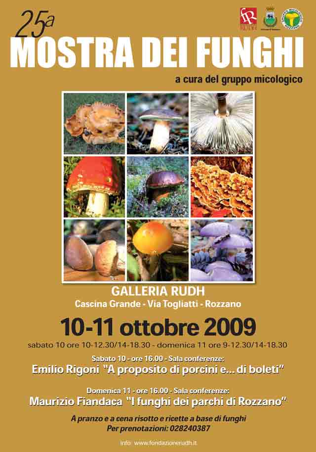 Manifesto Mostra funghi anno 2009
