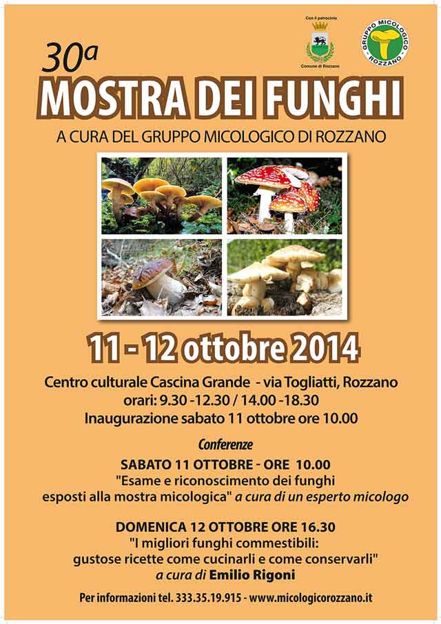 Manifesto mostra funghi 2014