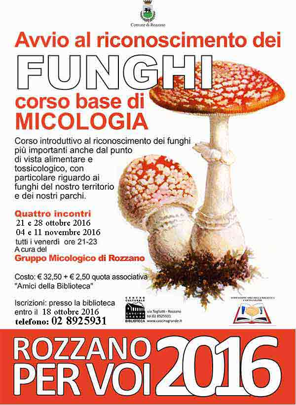 corso di micologia 2016